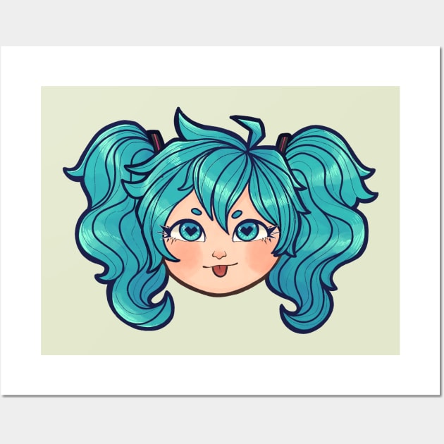 Hatsune miku Wall Art by tardisgrump